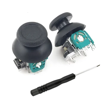 

Potentiometer Spare Parts Analog Easy Install 3D Thumb Stick Kit Joystick Black Professional Sensor Module For PS4 Controller