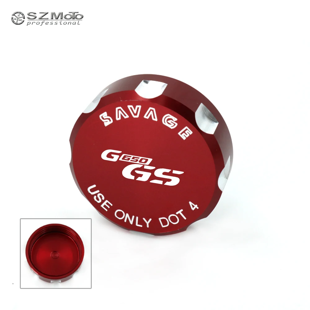 

For BMW G650GS Strtao XMOTO 2009-2014 Aluminum Motorcycle Accessories Rear Brake Master Cylinder Fluid Reservoir Cover CNC