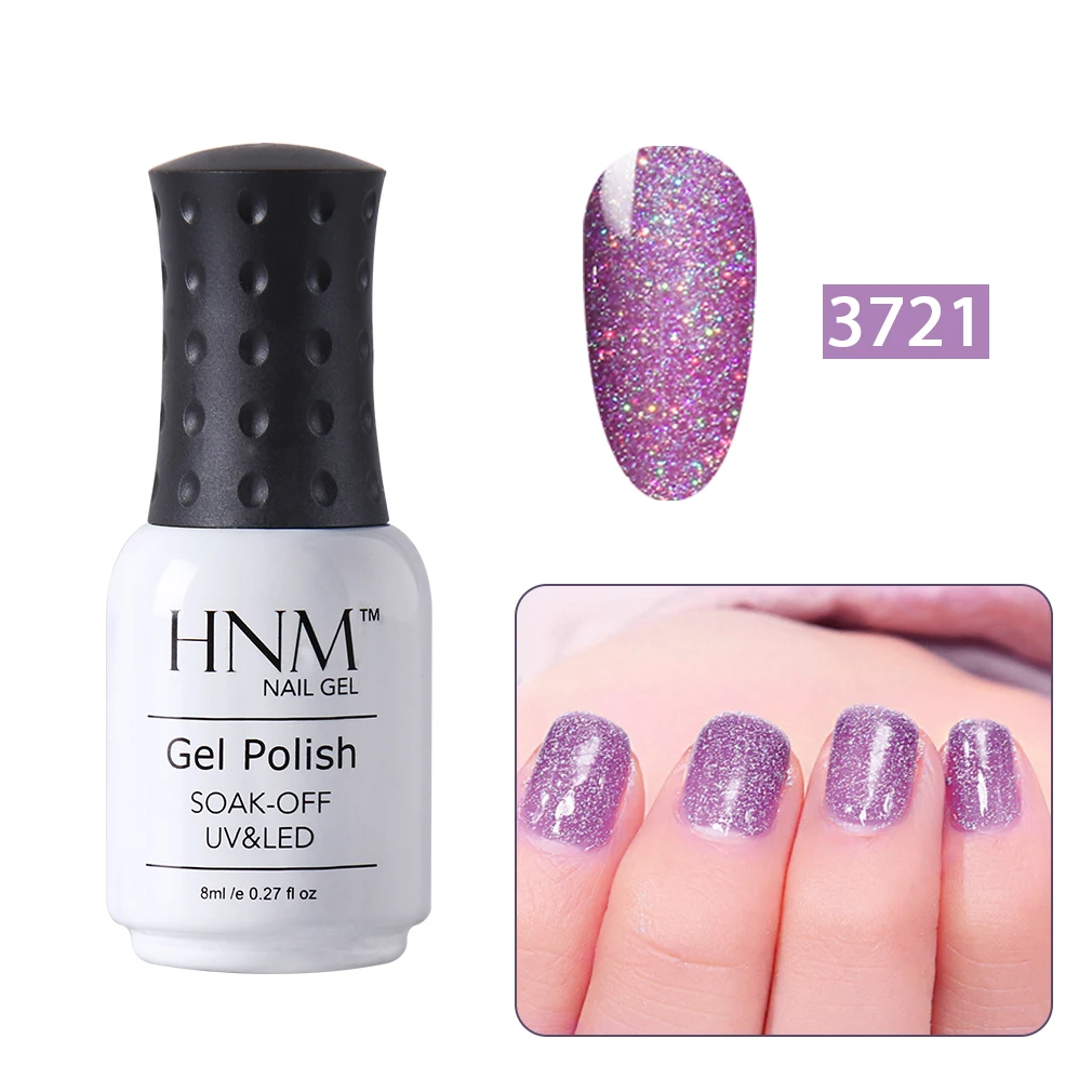 HNM 8 мл 22 Цвета Блеск УФ-гель для ногтей грунтовка для ногтей длинный последний Гель-лак полуперманентные чернила - Цвет: 3721