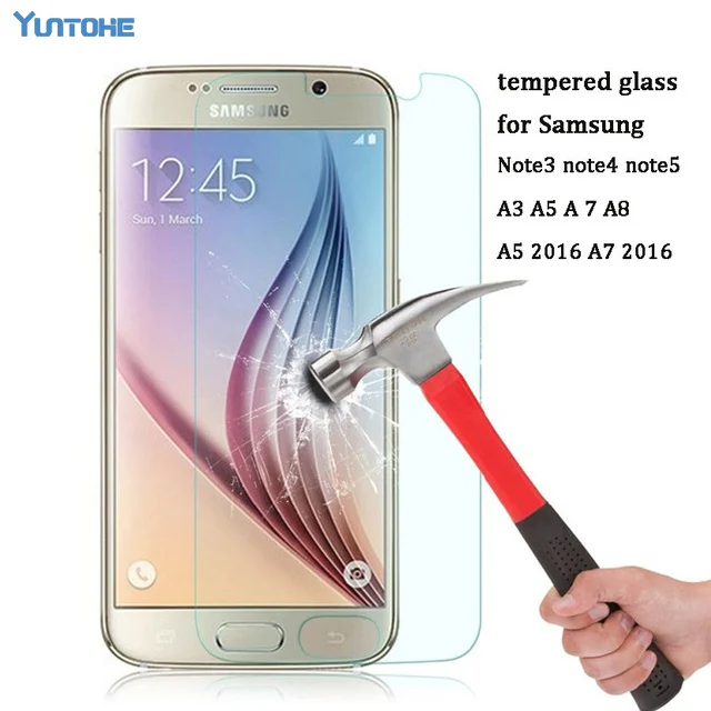 0,3 MM 9 H премиум-класса из закаленного Стекло для samsung Galaxy Note5 Note4 Note3 A3 A5 A7 A8 обратите внимание на возраст 3, 4, 5, 500 шт./лот