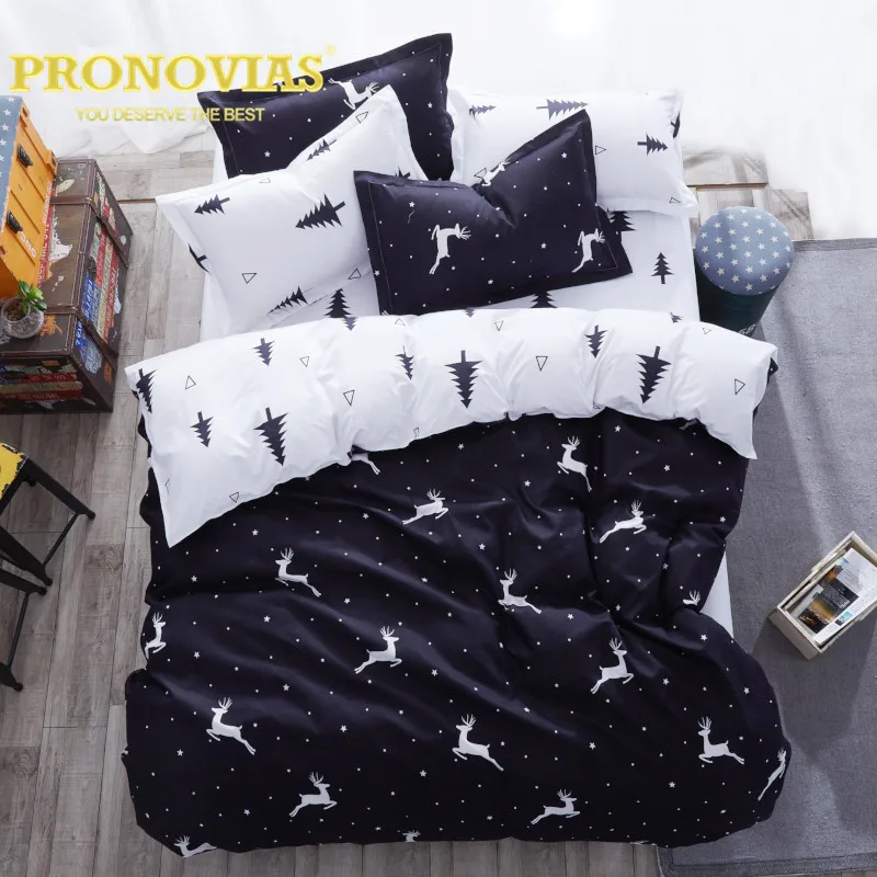 Pronovias олень постельное белье Nordic комплект пододеяльник простынь наволочка чехол