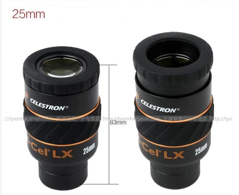 Окуляр CELESTRON X-CEL LX 12 мм, 1,25 дюймов, широкоугольный телескоп высокого разрешения большого калибра, аксессуары, не Монокуляр