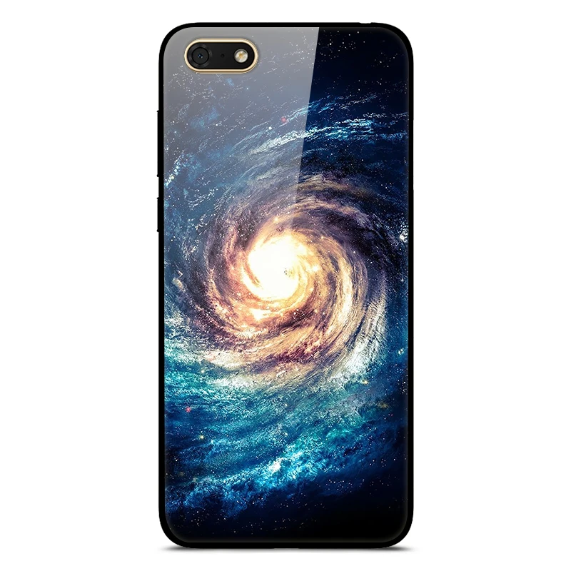 Для huawei Y5 Lite чехол из закаленного стекла Мягкий Бампер Жесткий ПК задняя крышка для huawei Y5Lite Y 5 Lite DRA-LX5 чехол для телефона s