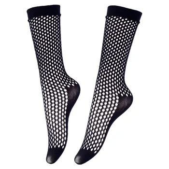 

Black Fishnet Stockings Netkousen Women Over Knee Socks Summer Hollow Out Sexy Mesh Nylon Stockings Female Lace Medias Rejilla