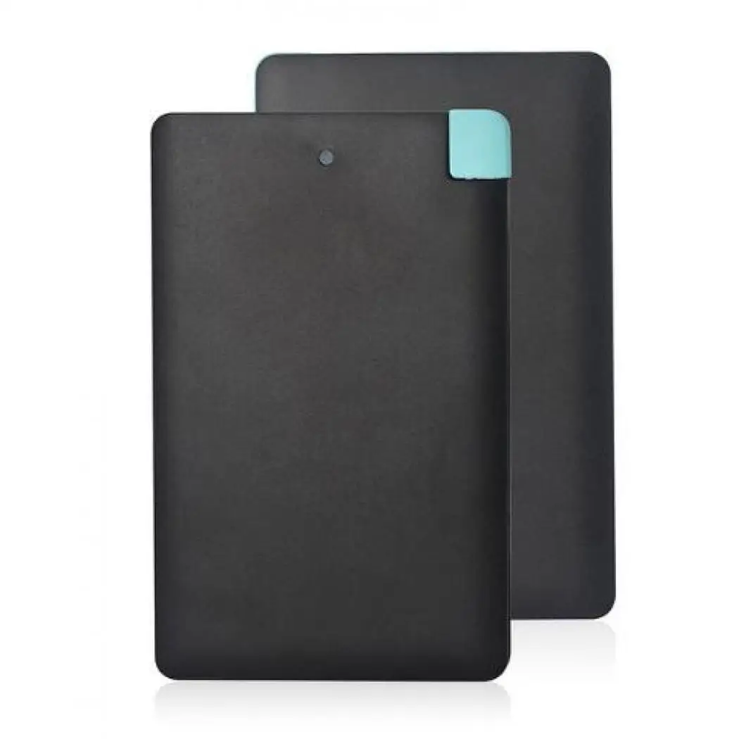 

Mini Portable Power Bank Case Black White Single USB With Cable Power Bank Case Mobile Phone Charger DIY Shell For iPhone