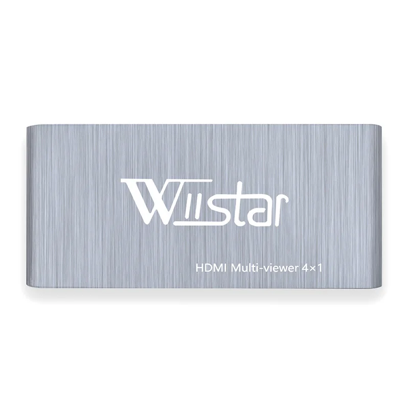 Wiistar HDMI 4x1 Quad multi-просмотра с бесшовным переключателем HDMI 4 в 1 выход и поддержка HDMI 1,3 HDCP 1,2 HDMI 4X1