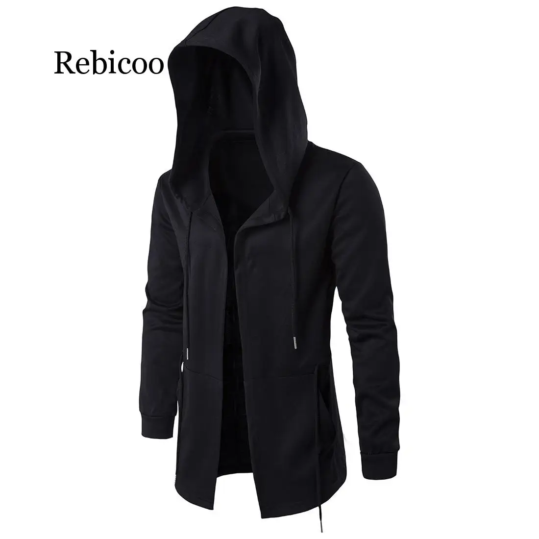 2019 Men Streetwear Long Sleeve Down Collar Stand Solid Letter Mens Clothing Jackets Men