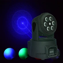 4X Лот 6*8 Вт 4в1 RGBW мини светодиодный фонарь для мытья головы с лазерными эффектами Шарпи луч света с портом Ethernet пластик