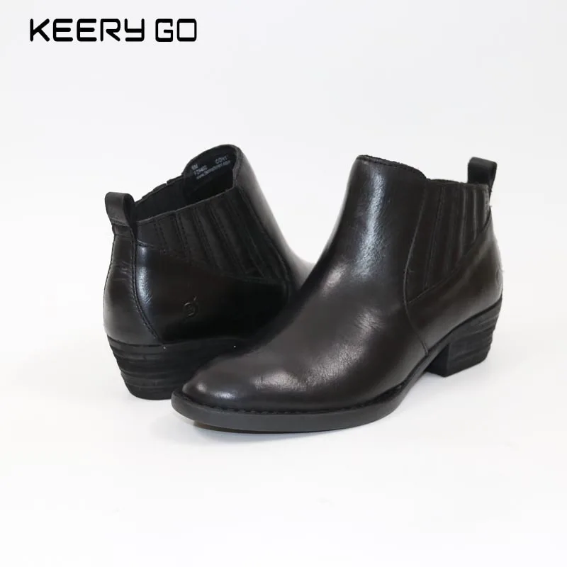 

new winter boots with comfortable all-match in high-end leather boots 36-39