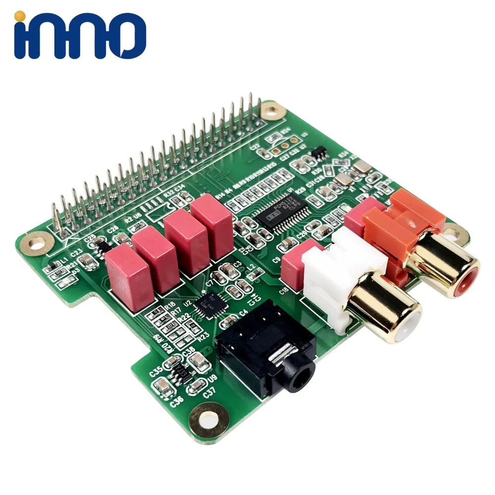 RPI HiFi DAC Hat PCM5122 Аудио Звуковая карта Плата расширения для Raspberry Pi 4 3 B + Zero