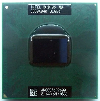 Intel ноутбук cpu P9600 cpu Core 2 Duo мобильный cpu P9600 двухъядерный 2,7 ГГц 6 м 1066 МГц разъем pm45