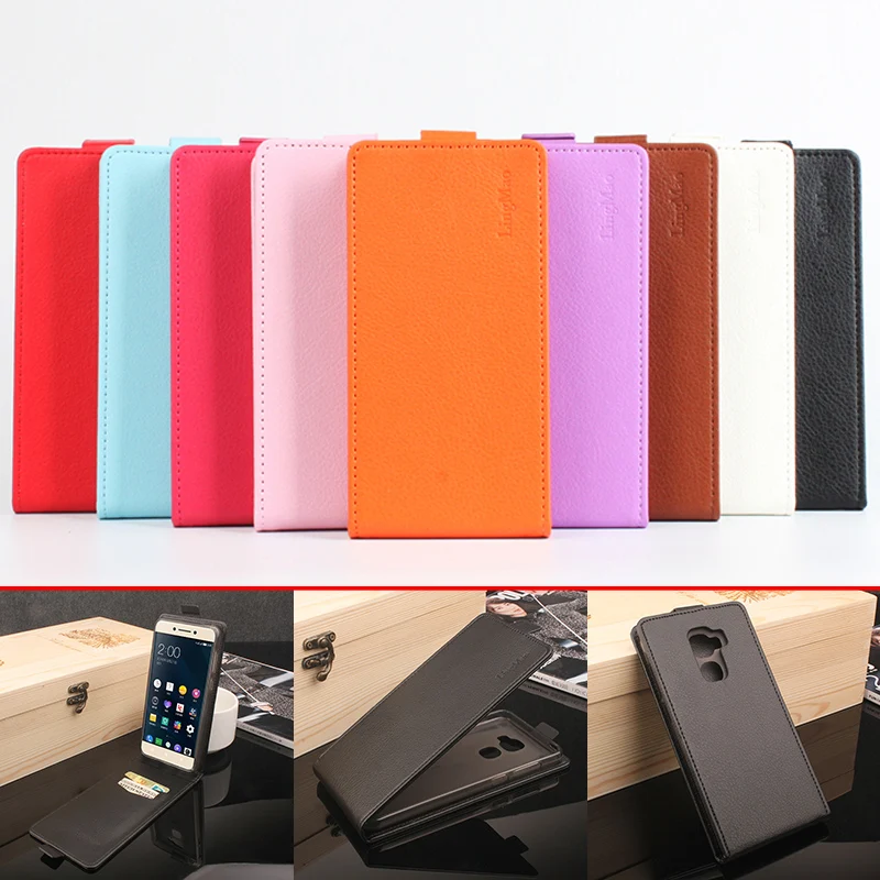 

For Letv Pro 3/X720 Phone Case Pure Color [Up-down Open] Vertical Flip Premium PU Leather Case Cover Factory Price Lingmao