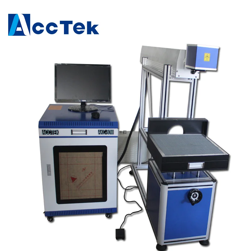 

China supplier air cooling cnc laser marker co2 laser marking machine for logo paper platic