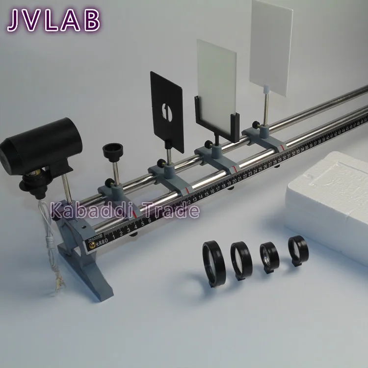 Оптическая скамья группа физическая оптика обучающее оборудование вогнутая и выпуклая линза экранный светильник Источник изображения геометрический комплект оптики