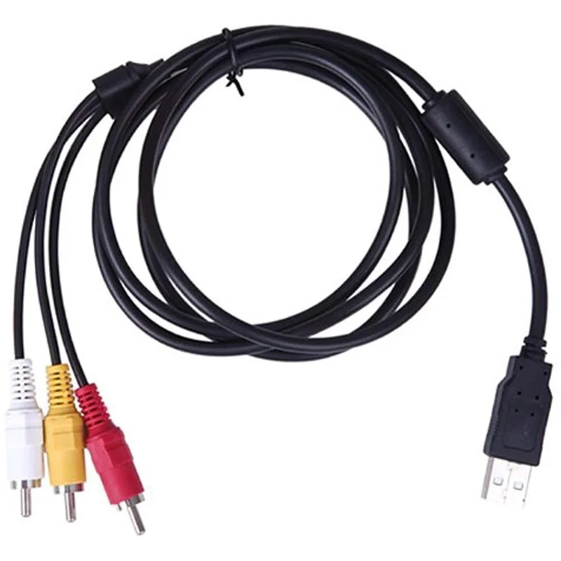 Адаптер RCA USB аудио/видео A/V для ТВ/ПК + 3 0 F/F|Компьютерные кабели и разъемы| |