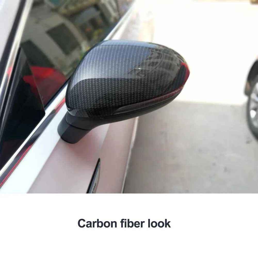 Сухая карбоновая Автомобильная крышка зеркала заднего вида для VW CC Arteon сменная дополнительная боковая зеркальная крышка из углеродного волокна вид
