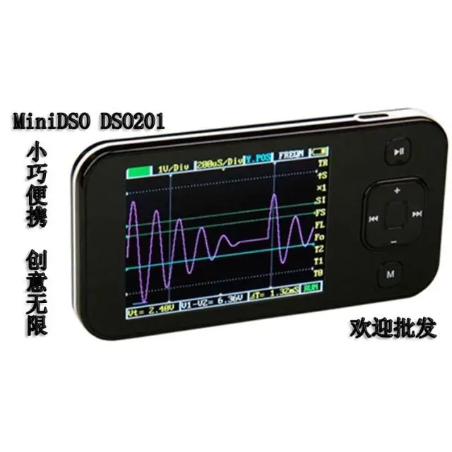

Mini DSO201 pocket oscilloscope