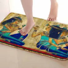 Племя Стиль Ванная комната Коврики, забавные Нескользящие Для ванной Коврики, Занавески для душа Интимные аксессуары, Коврики Чинг вашей душе Шторы