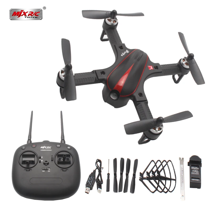 

MJX Bugs 3 Mini Drone RC sans balai RTF 2750KV moteur/emetteur 4CH/gyroscope 6 axes Remote control toy airplane
