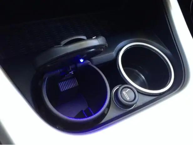 Car Styling LED Ashtray For renault bmw e39 kia rio audi a4 b6 VW golf 4 skoda octavia peugeot 206 nissan qashqai | Автомобили и