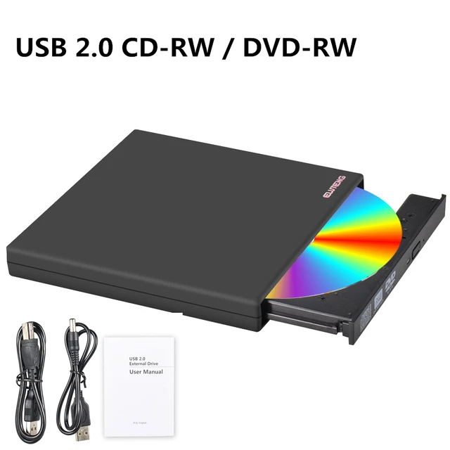 ELUTENG USB 2.0 DVD RW Drive Portable External Optical DVD Writer
