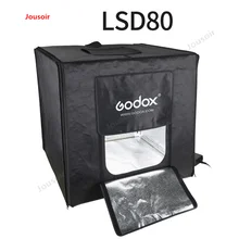 Godox LSD80 80*80 см 40 Вт CRI> 96 Светодиодный фотостудия палатка портативный светильник для съемки софтбокс с портативной сумкой для фотографии CD50 T03Y