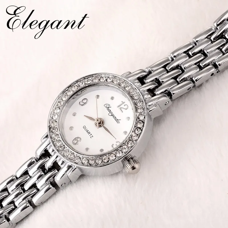 Модные женские часы роскошные серебряные часы со стразами женские часы с браслетом женские наручные часы reloj mujer женские часы