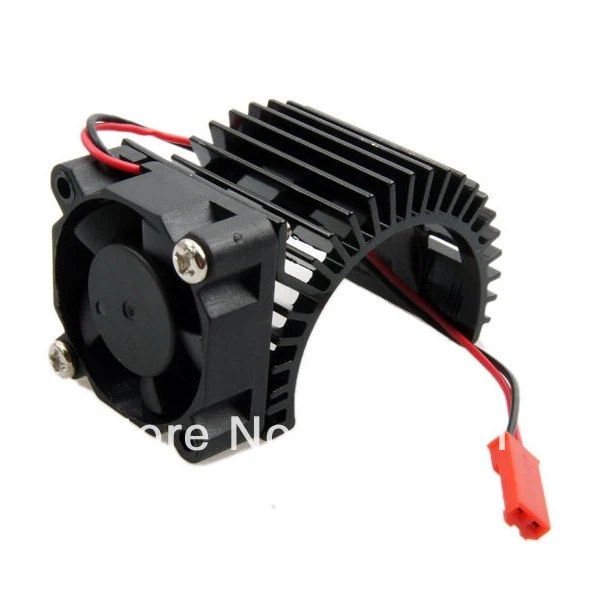 7014 Black HSP RC Car Aluminum Motor Heat Sink + Fan Cooling Fit 540 550 Stock and Modified Motors | Игрушки и хобби