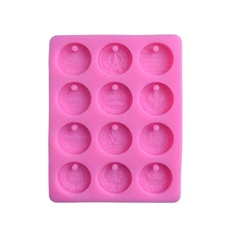 

Travel Commemorative Coin Pendant Silicone Mold DIY Resin Jewelry Baking Tools