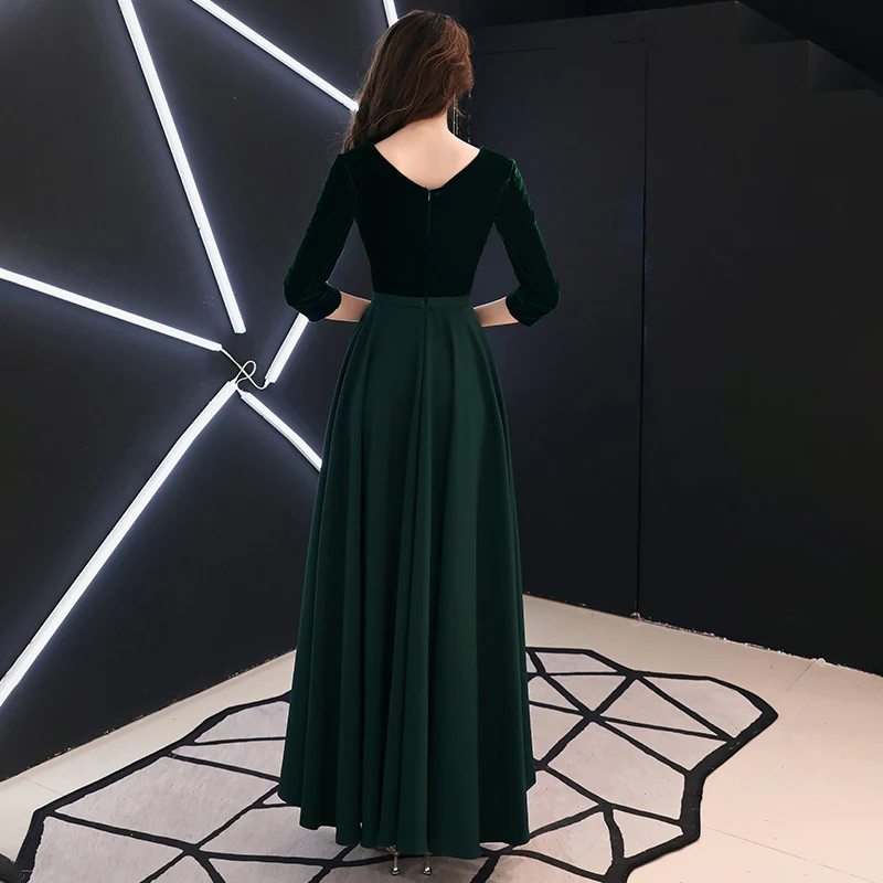 weiyin-Saudi-Arabic-Black-Sequins-A-line-Evening-Dress-Long-Sleeves-Off-Shoulder-Elegant-Women-Formal