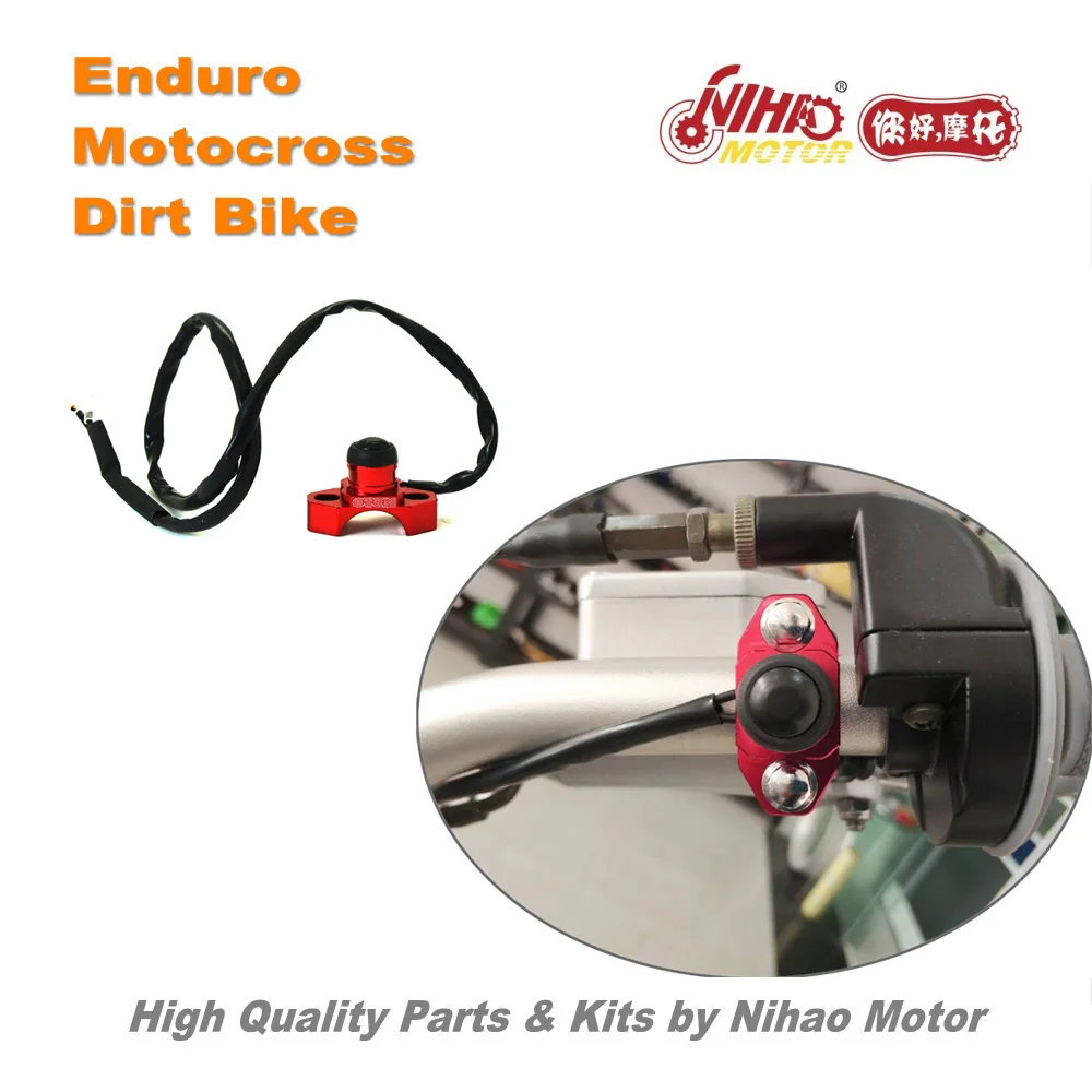 OT-95 Motocross Parts Universal Start Switch ignition Button wiring Motorcycle Motorbike Enduro Kit Dirt bike spare cross | Автомобили и