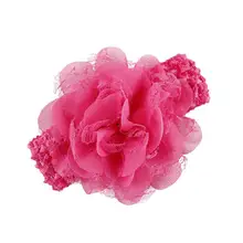 Girls Hair Accessories For Baby Chiffon Lace flowers Flexible and comfortable Headbands Headdress Fascia Capelli