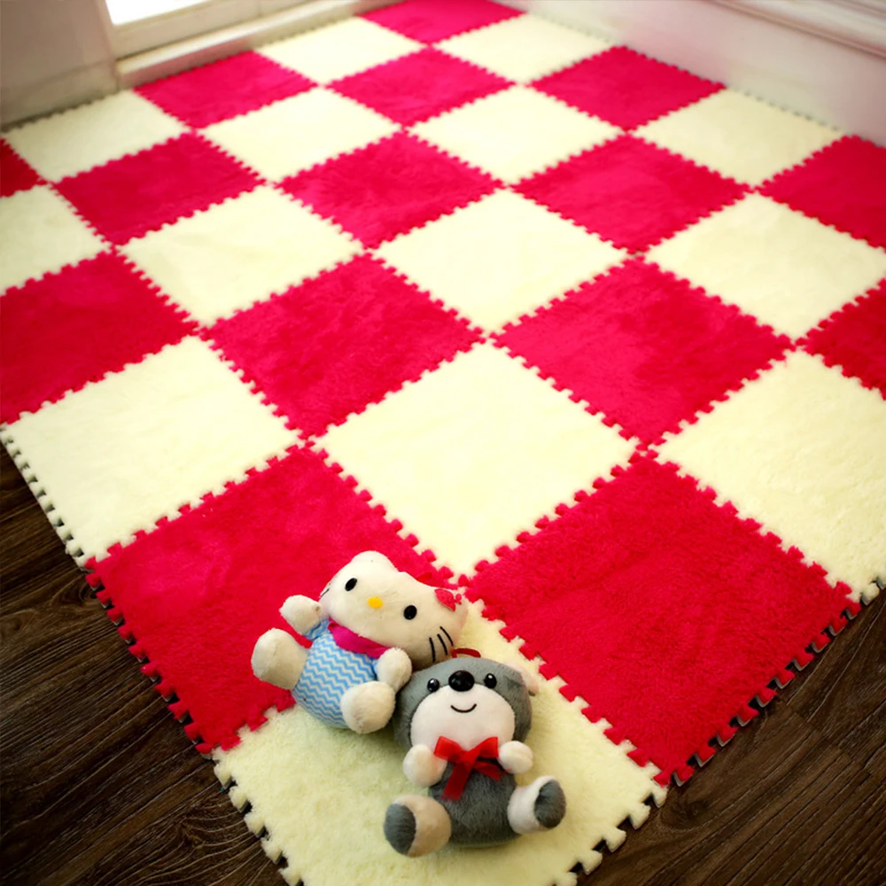 Cena 10 sztuk partia wygodne pluszowe dywan zabawki pianki Eva mata gimnastyczna dla dzieci dywan Puzzle gra dla dzieci mata Alfombra Infantil podłoga Playmat 30*30 CM