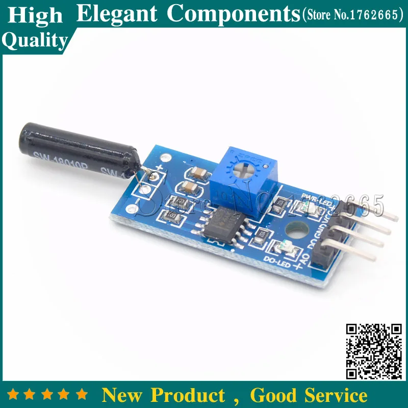 Free Shipping 1PCS SW 1801P High Sensitive Vibration Sensor Module
