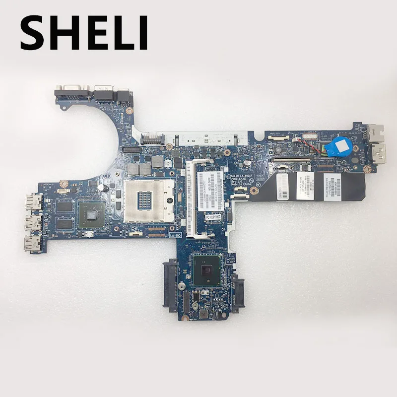 

SHELI FOR HP LA-4901P 594027-001 motherboard Elitebook 8440P 8440W laptop motherboard DDR3