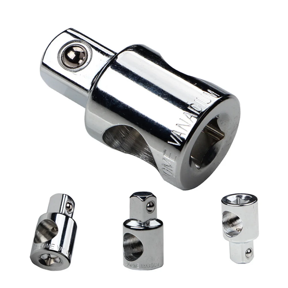 

Socket Wrench Adapter Ratchet Wrench Adapter Chrome Vanadium Steel Sleeve Adapter Drive Socket Converter Wrench-sleeve Joint Co