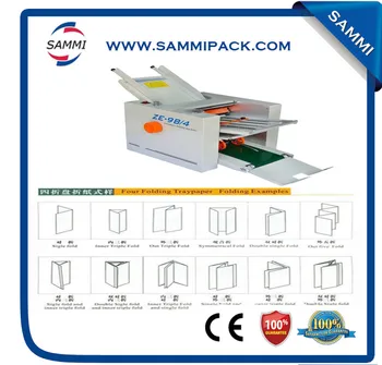

Lowest price 4 folding machine for official documents and business Letter
