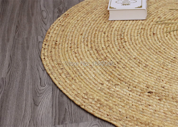 New Coming Southeast Asian Style carpet Natural Reed round carpet Hand-made rattan grass rugs and carpets for home living room