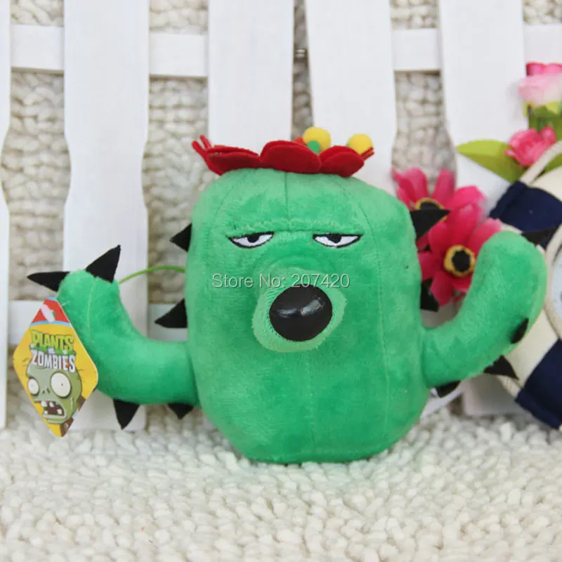 

6.3inch 16cm Cute Plant Vs Zombies Series Plant Cactus Plush Toy Doll,1pcs/pack