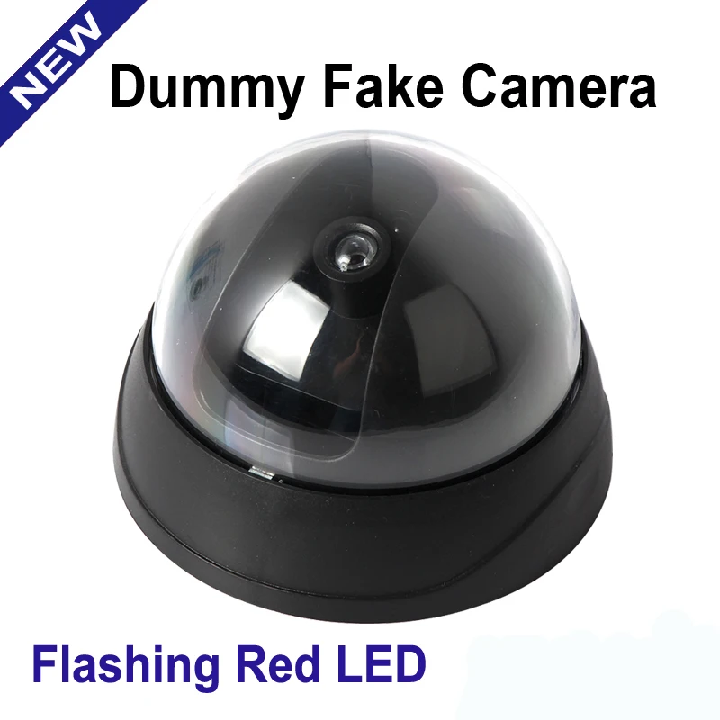Realistic dummy decoy fake security camera a surveillance blinking LED