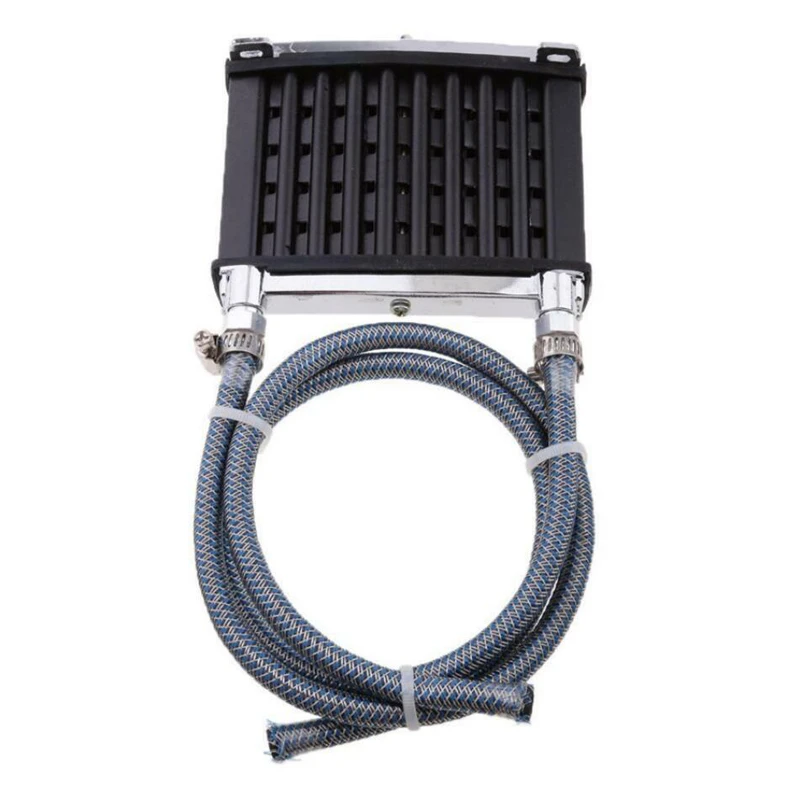 

CNC Aluminum Engine Oil Cooler Cooling Radiator Kit Set For 125cc 140cc 150cc