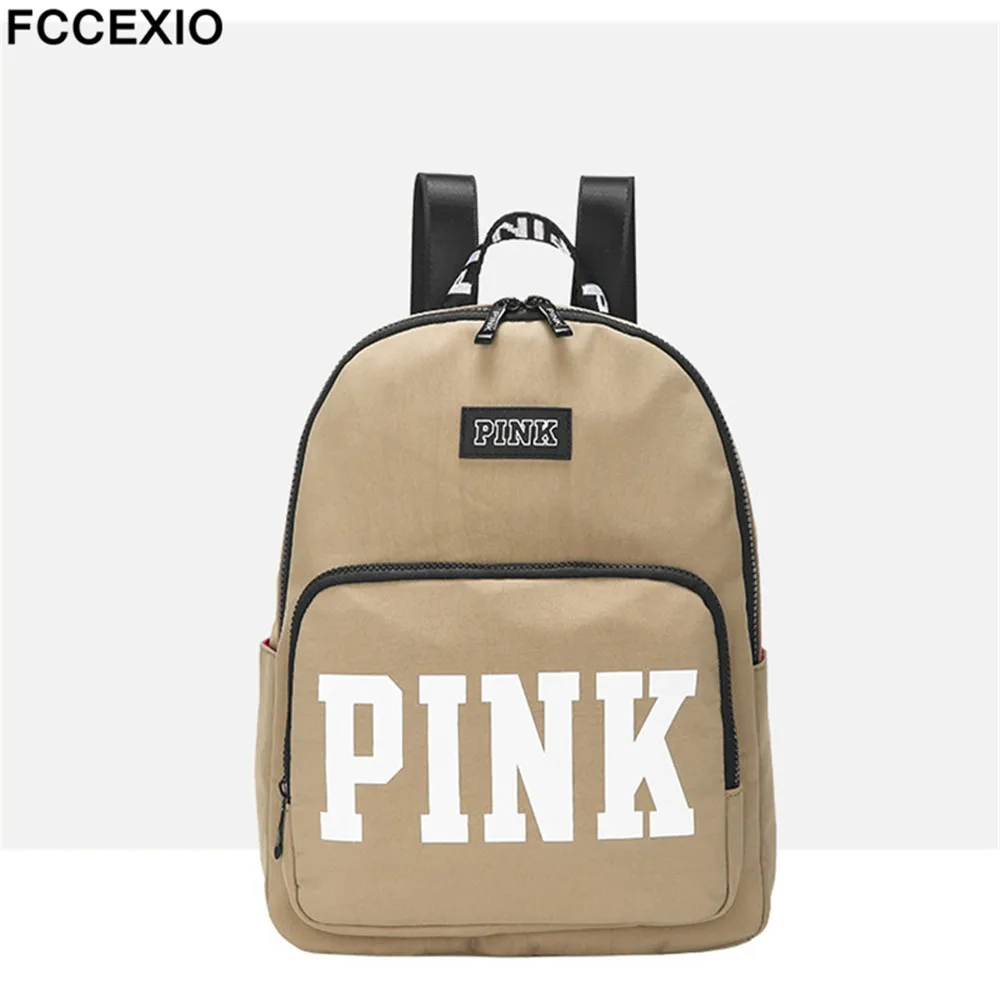 

FCCEXIO 2019 New Backpack Mini Leisure Back Pack Pink BackPack Travel Softback School Bag School Backpack For Girls Bagpack Set