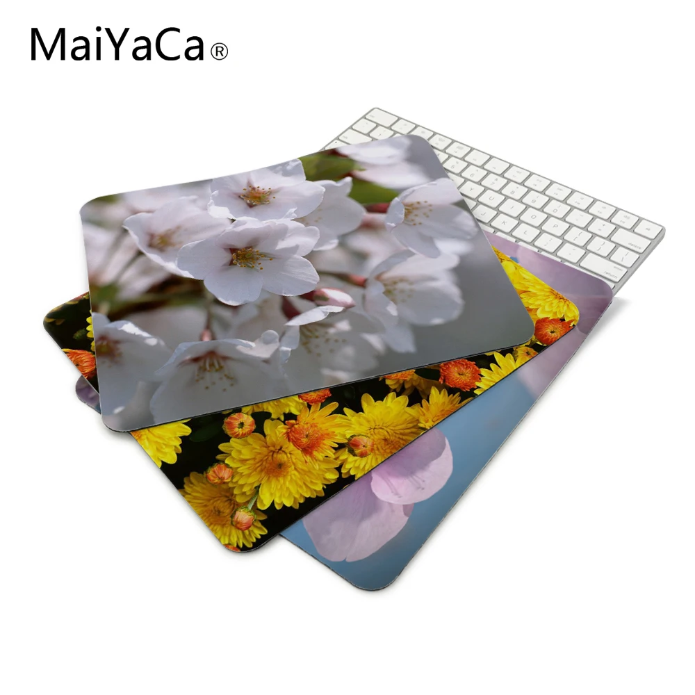 

blooming flowers Mouse Pads Computer Gaming Mouse Mat 180mmX220mmx2mm