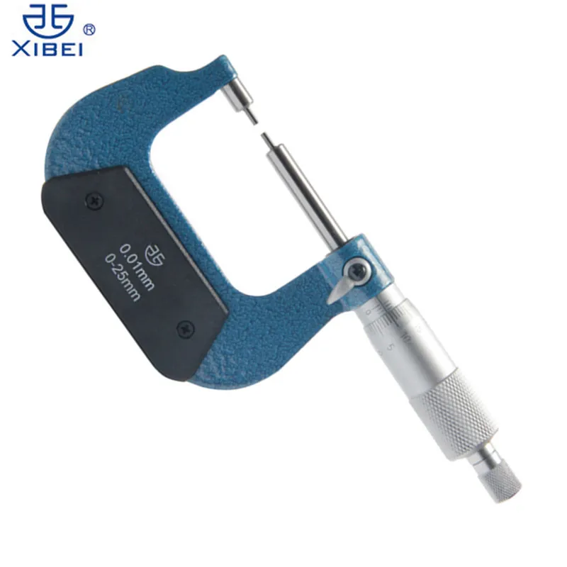 XIBEI Outside Micrometer 0 25mm Carbide Small Measuring Probe 2mm
