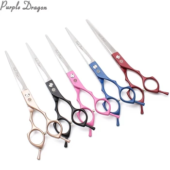 

Z9029 7.0" Purple Dragon JP 440C Straight Shears Thinning Scissors Dog Grooming Scissors Professional Pet Scissors Animal Shears