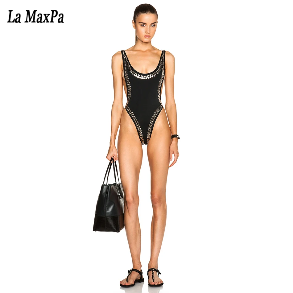 

2017 Summer new women sleeveless strapless bodysuits backless sexy bodycon club party elegant beadings gray bodysuits