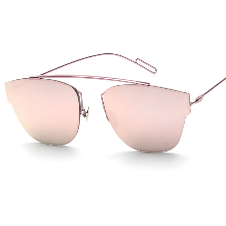 mirrored flat top sunglasses