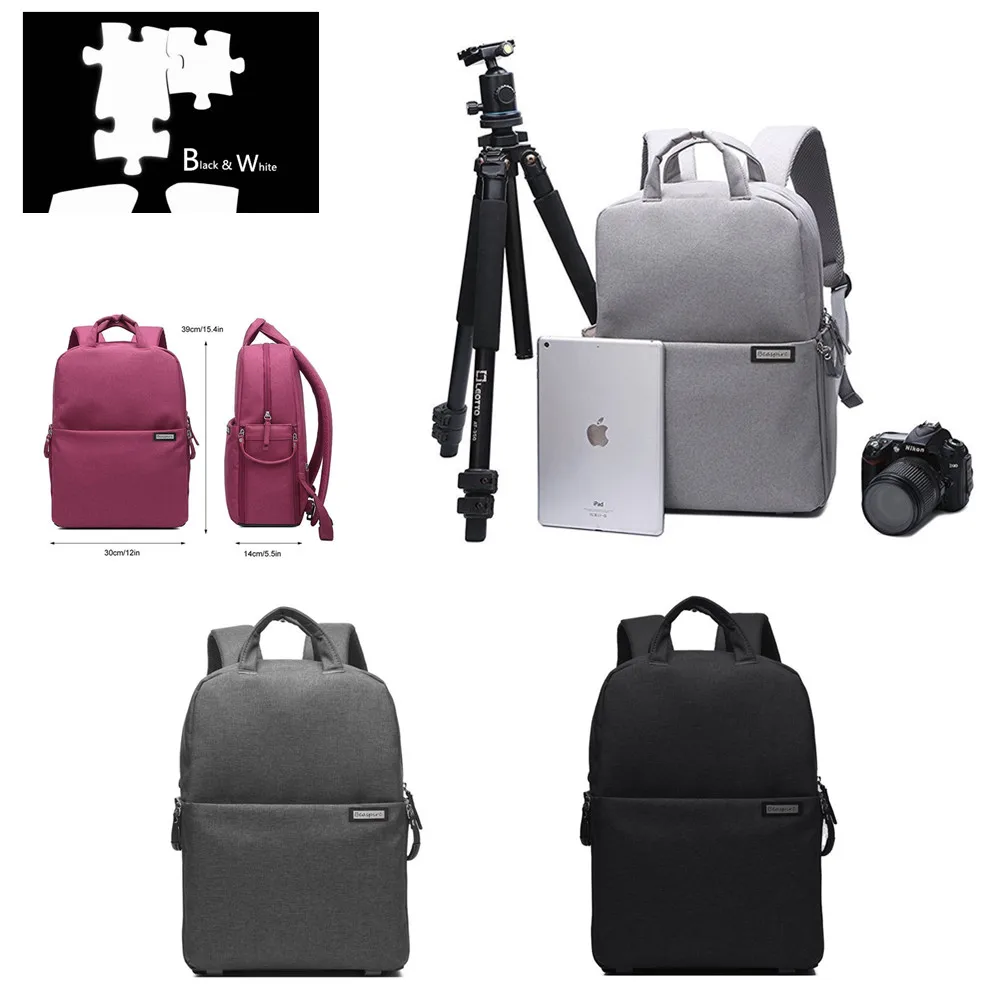 Camera Case Backpack for Canon EOS Rebel SL2 SL1 T7i T7 T6i T6s T6 T5i