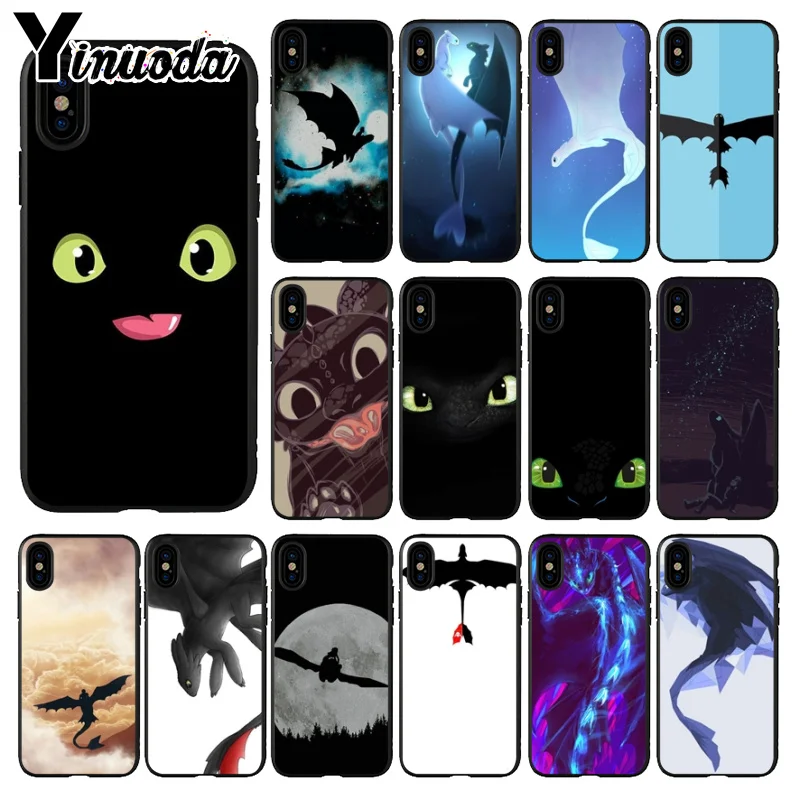 Yinuoda Беззубик Как приручить дракона силиконовый чехол для телефона Apple iPhone 8 7 6 6S