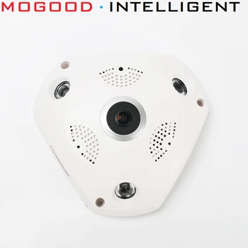 

MoGood Fisheye Camera 360 degree 3MP VR IP Camera Built-in Microphone Support WiFi AP Connect TF Card Record